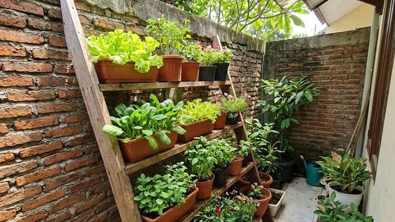 Model Kebun Sayur Rumah Urban Farming