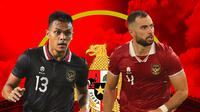 Timnas Indonesia - Rachmat Irianto dan Jordi Amat (Bola.com/Bayu Kurniawan Santoso)