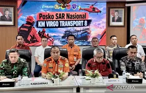 Operasi KM Virgo Berlanjut, 55 Korban Masih Jadi Pencarian