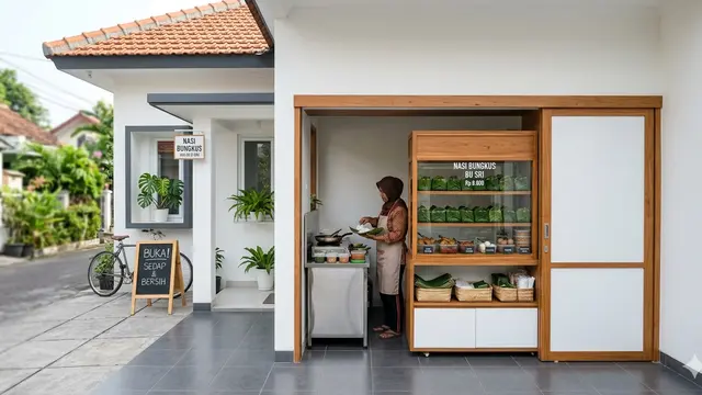 Ide Warung Rumahan yang Tidak Bikin Rumah Terlihat Berantakan. Gemini