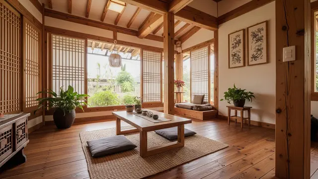 desain rumah desa gaya Korean House aesthetic yang nyaman untuk lansia