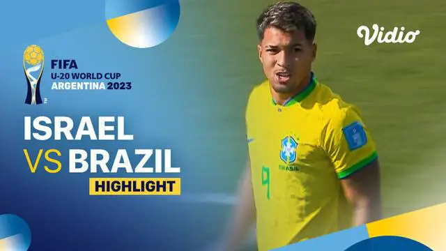 Berita video highlights perempat final Piala Dunia U-20, Israel menang 3-2 atas Brasil, Minggu (4/6/23)