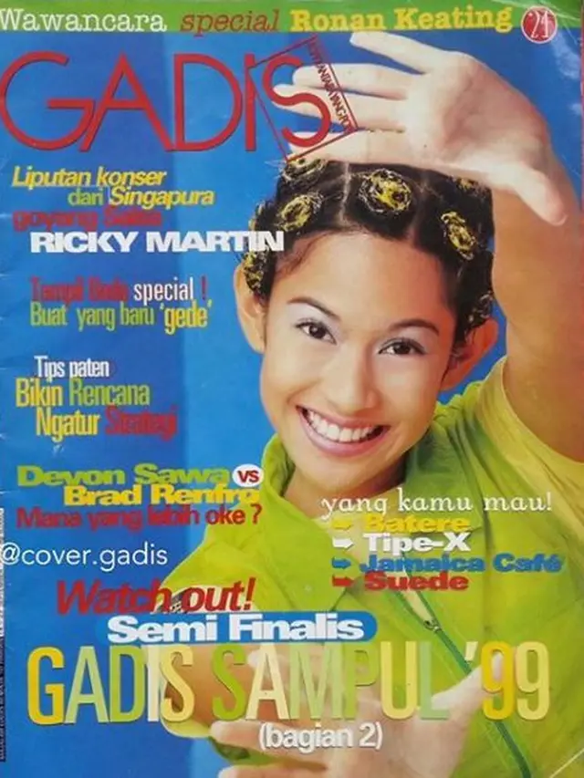 Ultah ke-40 Tahun, Ini 6 Potret Lawas Dian Sastro saat Jadi Model Majalah Jadul