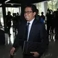 CEO PT Liga Indonesia, Joko Driyono saat akan menghadiri pertemuan tertutup dengan delegasi FIFA dan AFC di kantor PSSI, Jakarta, Selasa (3/11/2015). Joko berharap ada sinergi antara FIFA, AFC, PSSI dan Pemerintah. (Liputan6.com/Helmi Fithriansyah)