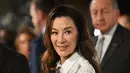 Michelle Yeoh tiba untuk acara National Board of Review Awards Gala di Cipriani 42nd Street di New York City pada 8 Januari 2023. Yeoh mengaku sempat merasa ketakutan jika tidak masuk dalam nominasi Best Actress untuk Oscar 2023. Karena, menurutnya, ia merasa orang lain menaruh harapan padanya terhadap nominasi tersebut. (AFP/Angela Weiss)