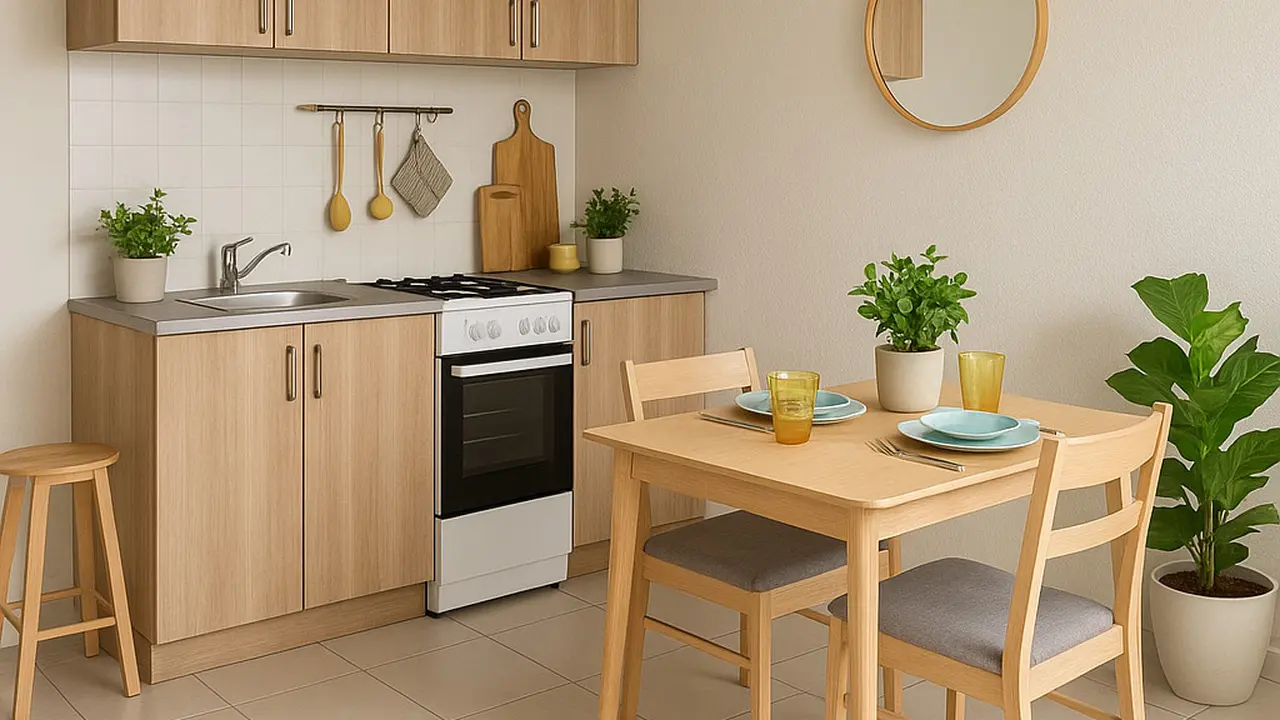 Inspirasi Dapur Minimalis Rumah Subsidi (Image by ChatGPT)