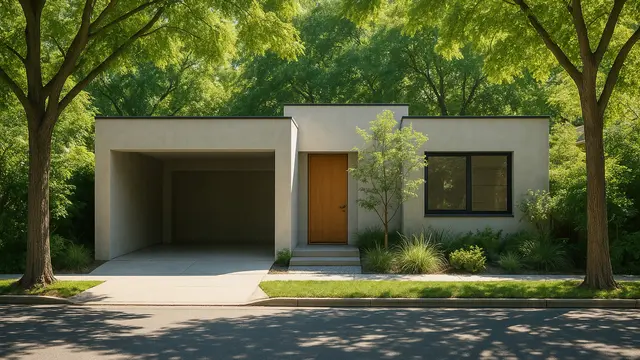 Model Rumah Petak Minimalis Modern di Pinggir Jalan