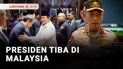 Hadiri KTT Ke-47 ASEAN, Prabowo Tiba di Malaysia