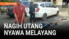 Polisi menggelar rekonstruksi kasus pembunuhan di Gandus, Palembang, yang menewaskan Rolis Kristian akibat permasalahan utang Rp800 ribu.