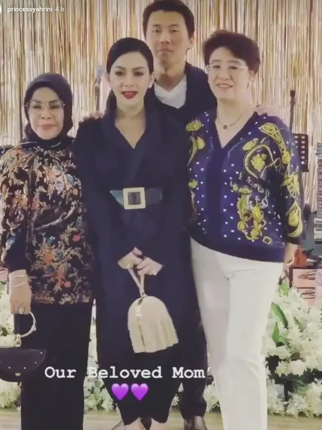Momen Kebersamaan Syahrini dan Mertua (sumber: instagram/princessyahrini)