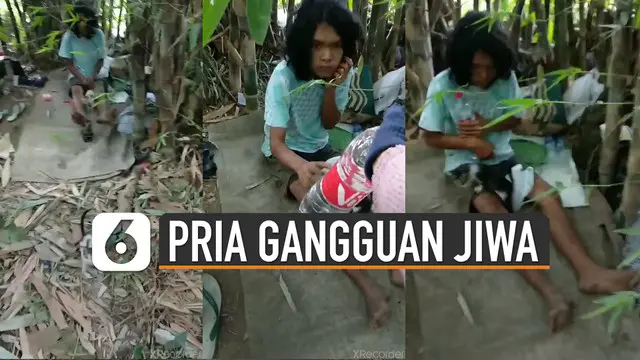 Beredar video wanita yang berbagi rezeki dengan memberikan makanan kepada pria yang tinggal di bawah pohon-pohon bambu.