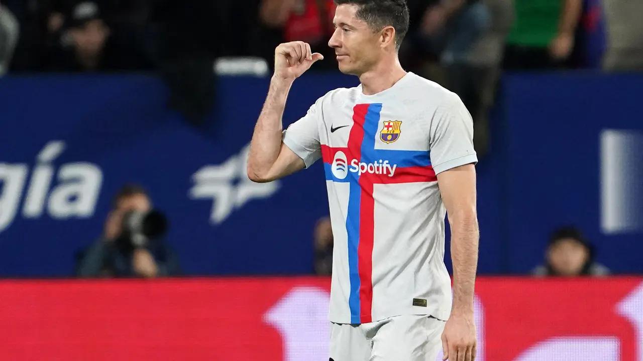 Robert Lewandowski - Barcelona - Liga Spanyol