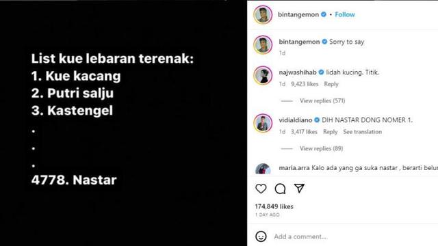 Najwa Shihab sampai Bintang Emon Debat Kue Kering Terenak untuk Lebaran Idul Fitri