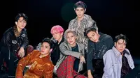 Selain merilis video musik debut, grup yang memiliki julukan Avengers of K-pop ini juga akan hadir di The Ellen Show pada 9 Oktober mendatang. (Liputan6.com/IG/@superm)