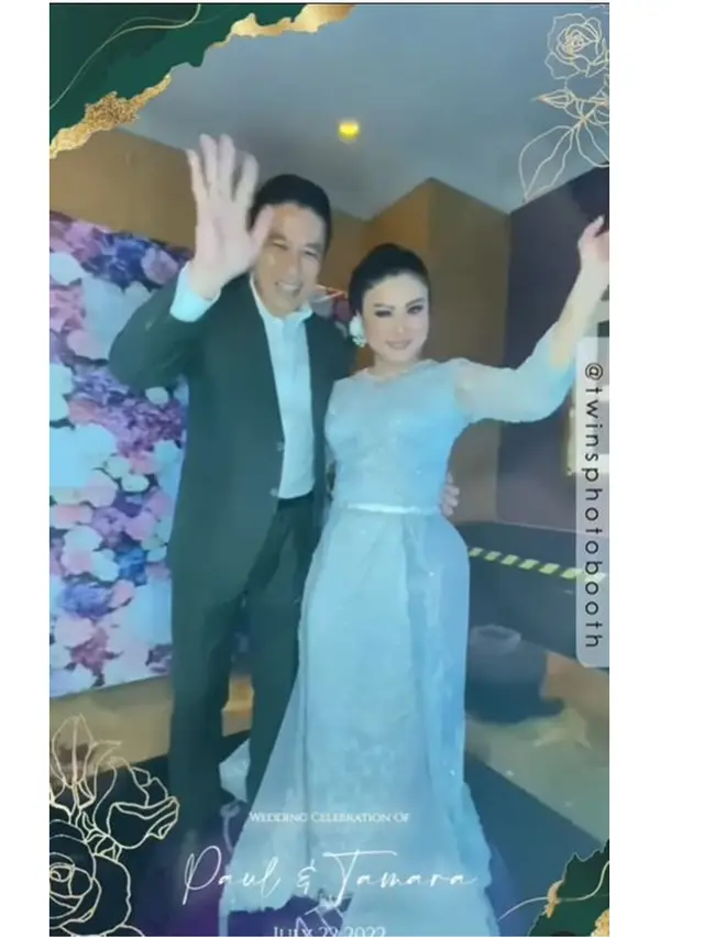 7 Potret Anniversary Pernikahan Tamara Geraldine, Mewah Dihadiri Artis Senior