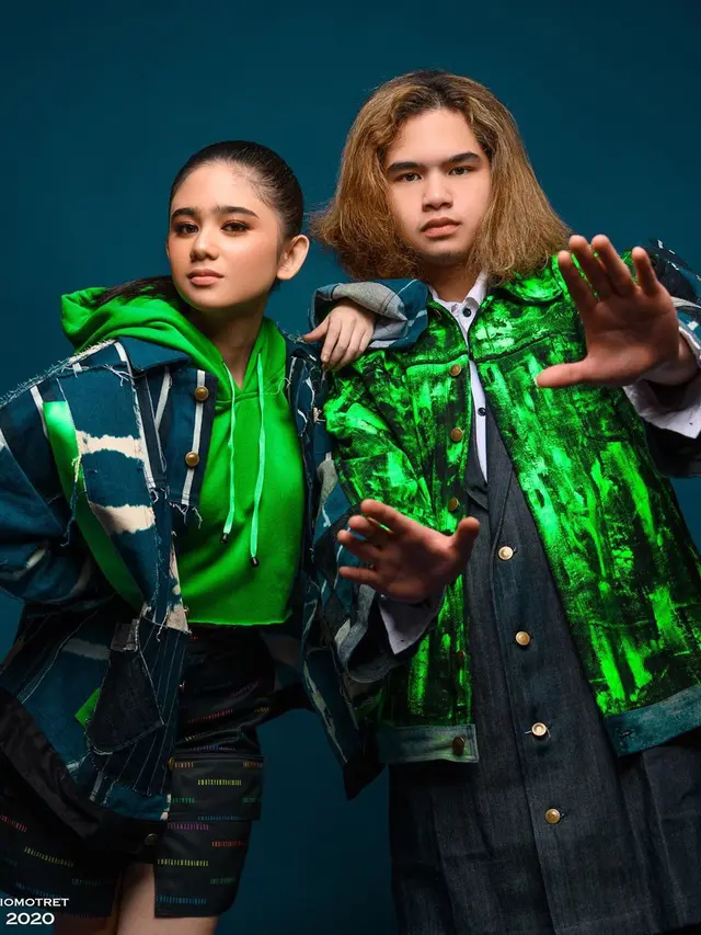 7 Pemotretan Dul Jaelani dan Tissa Biani Layaknya Bintang Musik Rock