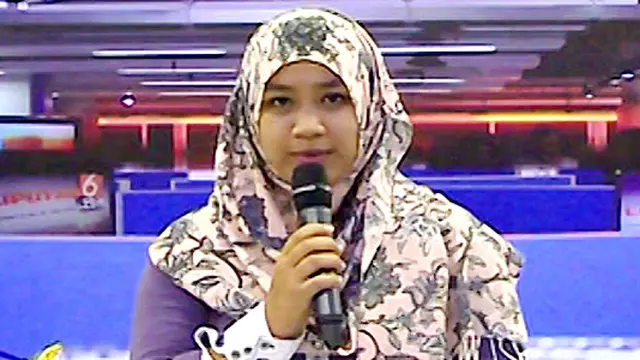 Irmalia Septiana Peserta Presenter Liputan6 di Indonesia Broadcaster Expo 2013