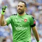 2. David Ospina – Hanya menjadi pemain cadangan setelah kedatangan Petr Cech membuat Arsenal mempertimbangkan untuk menjualnya. Kiper yang tampil gemilang di Piala Dunia 2014 ini tidak masuk rencana skuat Arsene Wenger musim depan. (AFP/Ian Kington)