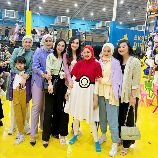 Perayaan ultah ke-7 Kanaka Putra Tya Ariestya, dihadiri banyak artis (Foto: instagram tantrisyalindri/ julianamoechtar/ _irishbella_)