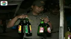 Razia ini berdasarkan laporan masyarakat yang resah dengan warung jamu yang menjual minuman keras.