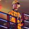 Lando Norris dari Inggris Raya dan McLaren (yang kemudian didiskualifikasi) berada di posisi kedua podium pada Grand Prix F1 Las Vegas di Sirkuit Las Vegas Strip pada 22 November 2025 di Las Vegas, Nevada. (Hector Vivas/Getty Images via AFP)