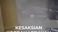 Kesaksian Korban Ledakan Dahsyat di Rumah Mewah Medan