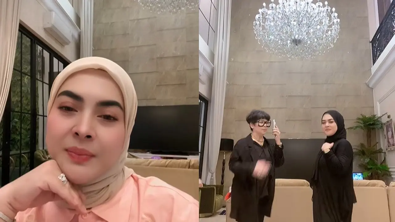 Potret Ruang Keluarga Rumah Aisyahrani, Megah dengan Sentuhan Elegan dan Nuansa Hangat