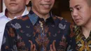 Calon Presiden nomer urut 01 Joko Widodo tiba menghadiri Dialog Silaturahmi Paslon Presiden dan Wakil Presiden Bersama Komunitas Kesehatan di Gedung Bidakara Jakarta, Kamis (28/2). (Liputan6.com/HO/Cendi Safitri)