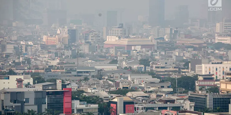 Terburuk di Dunia, Begini Penampakan Udara di Langit Jakarta