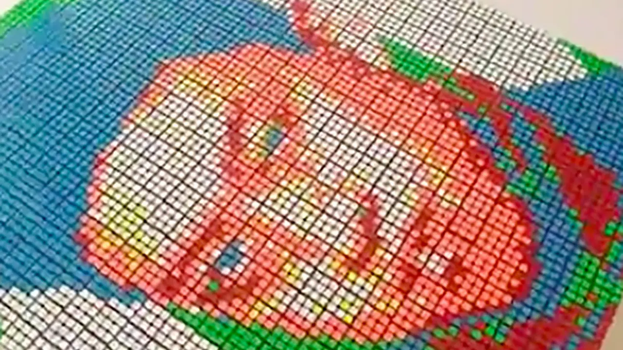 'Melukis' Rich Brian dengan Rubik