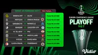 Link Live Streaming Leg Kedua Babak 16 Besar UEFA Conference League 2021/2022 di Vidio. (Sumber : dok. vidio.com)