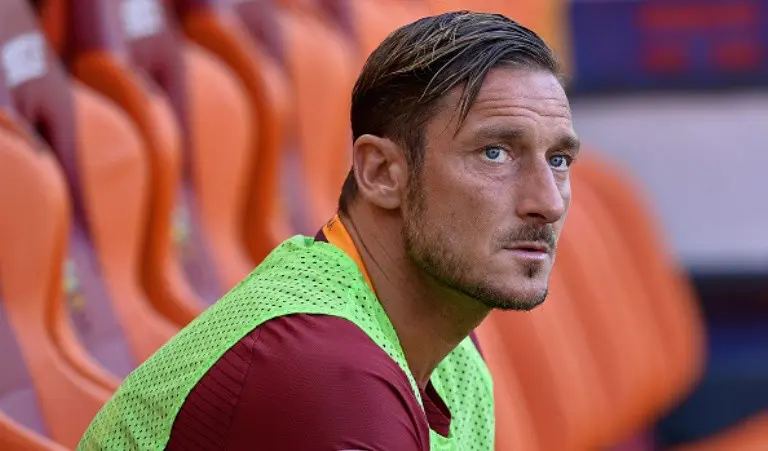 Kapten AS Roma, Francesco Totti. (AFP/Filippo Monteforte)
