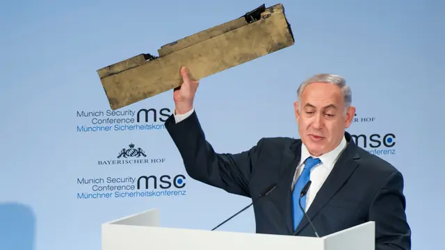 Bawa Potongan Pesawat, PM Israel Peringatkan Iran