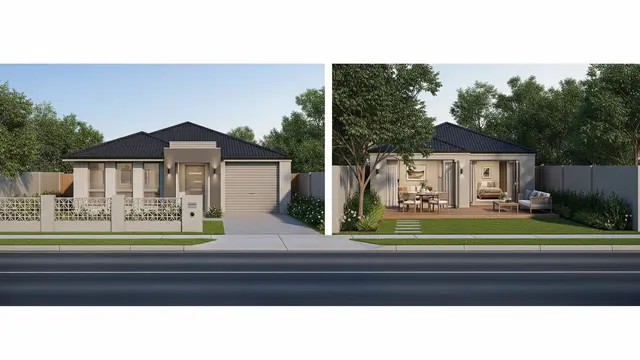 Contoh Rumah 1 Lantai di Pinggir Jalan Besar tapi Privasi Aman/Gemini AI
