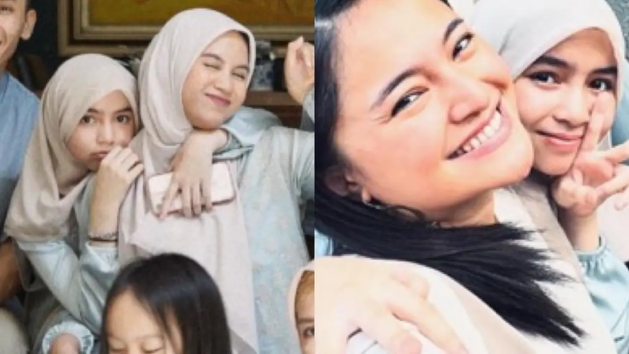 Sienna Kasyafani Saat Lebaran Bersama Ibu Kandung dan Ibu Sambungnya
