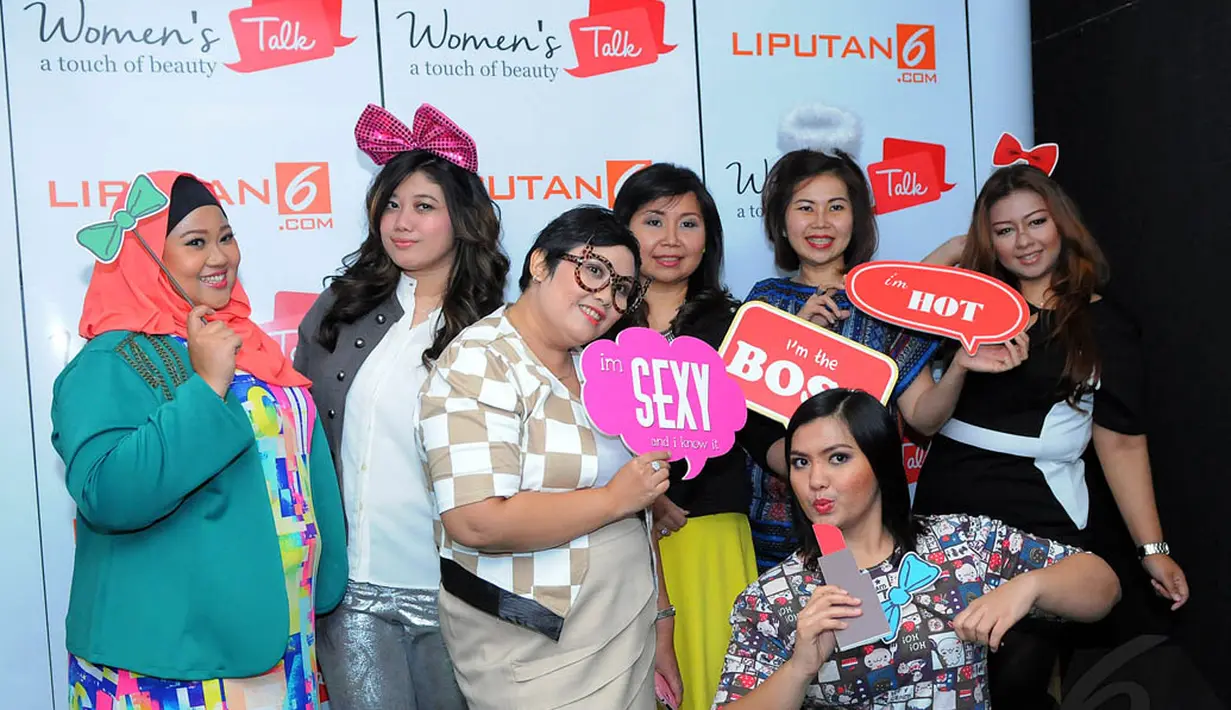 Women's Talk Liputan6.com kali ini membahas seputar kehidupan wanita plus size, Jakarta, (24/9/14). (Liputan6.com/Faisal R Syam)