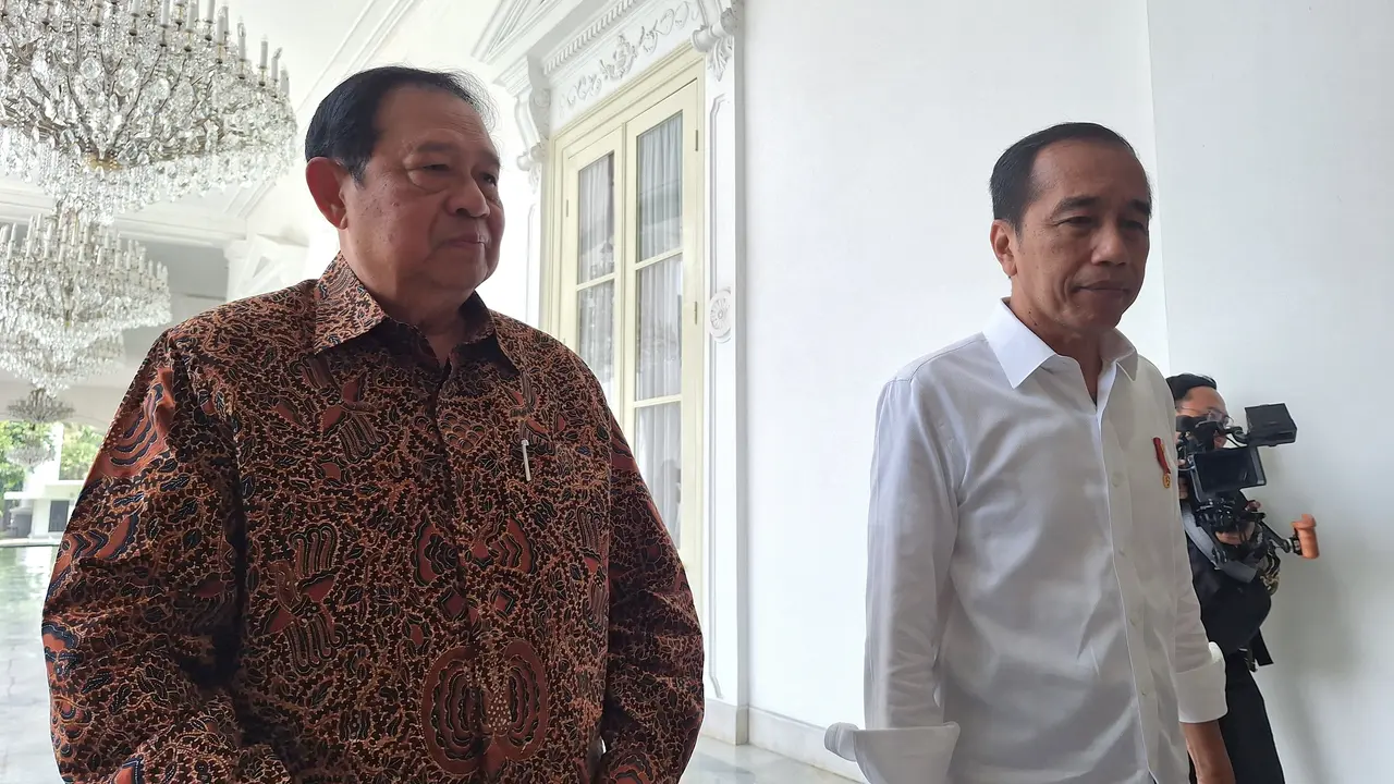SBY Bertemu Jokowi di Istana