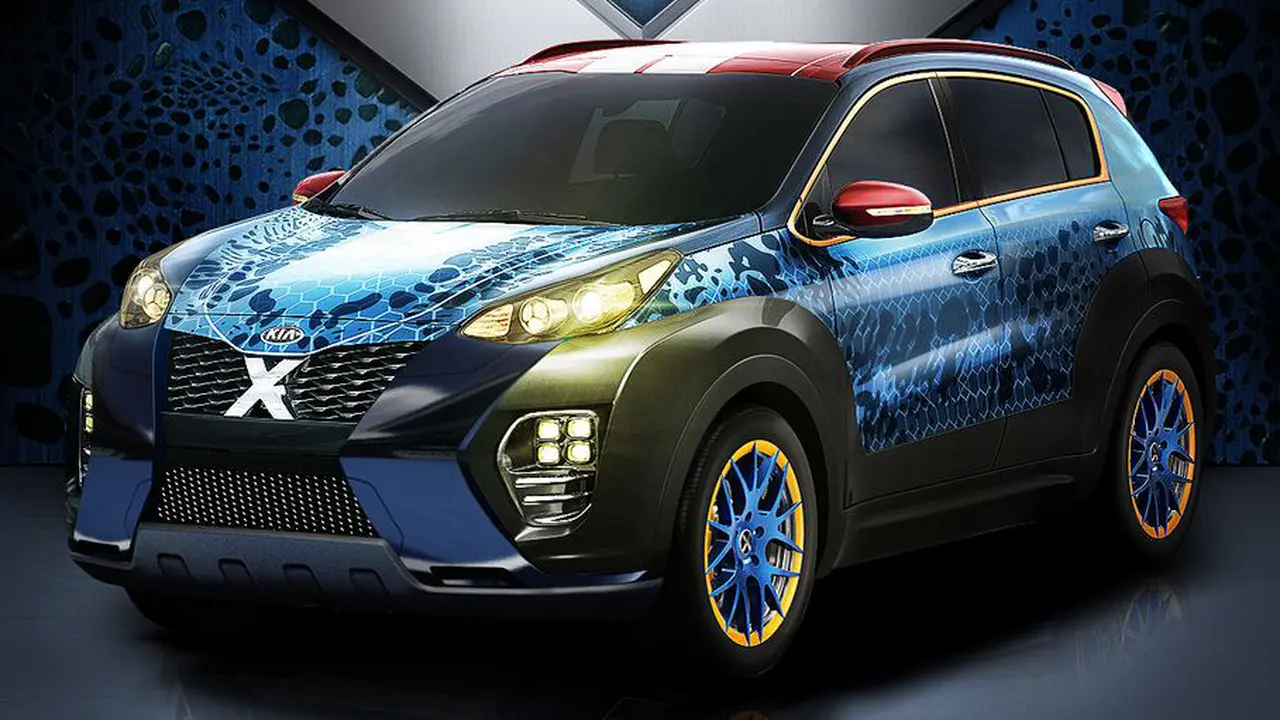 Kia Luncurkan Mobil Bercorak Tokoh Mystique X-Men