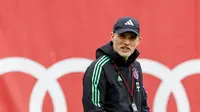 Pelatih asal Jerman itu disebut tak akan pindah ke Manchester United. Kabar ini disampaikan oleh Fabrizio Romano. (THOMAS KIENZLE / AFP)
