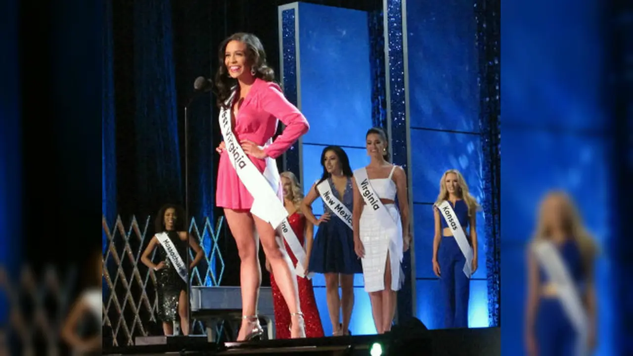 Madeline Collins, kontestan Miss America dari Negara Bagian West Virginia (AP PHOTO via CBS News)