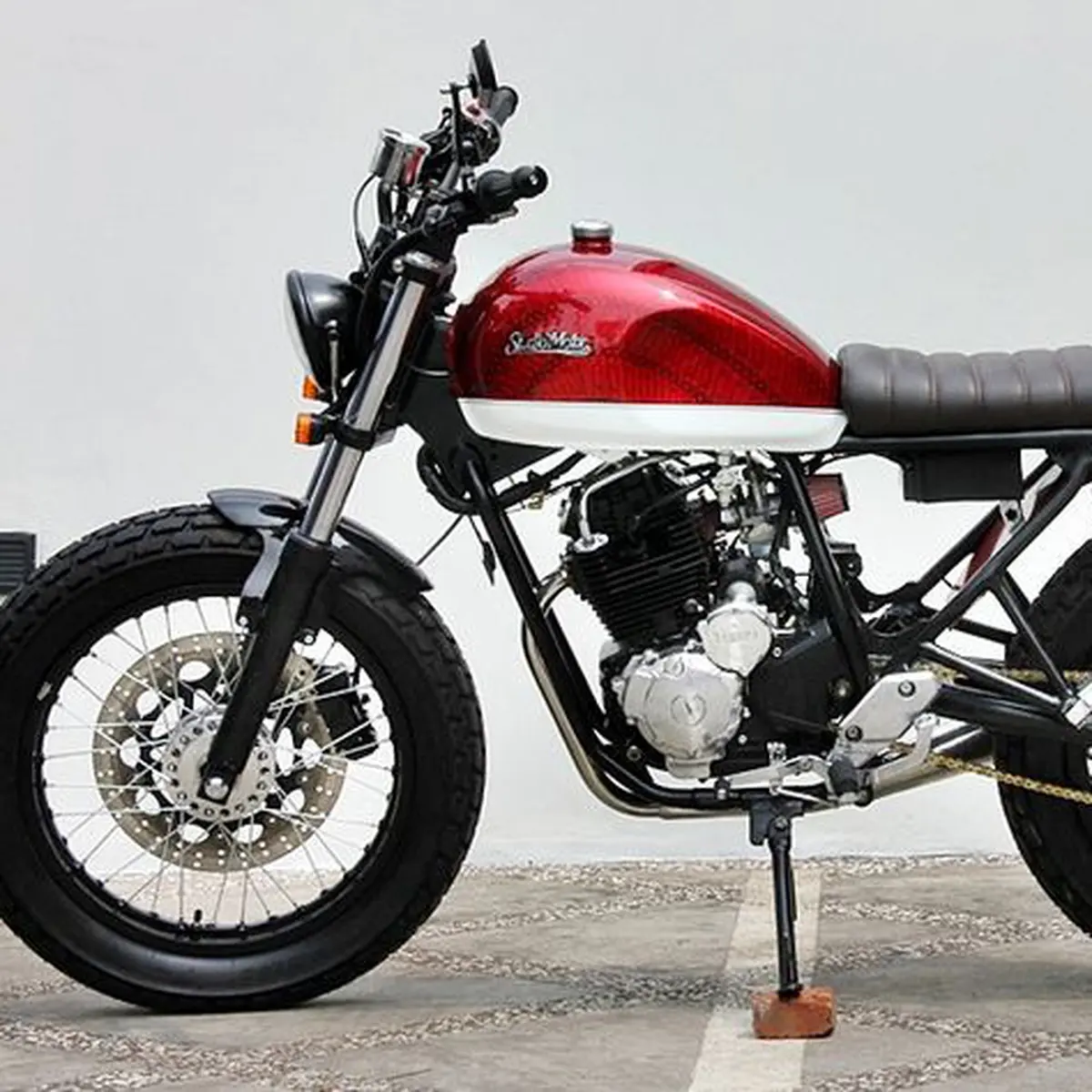 Model motor custom scrambler clearance