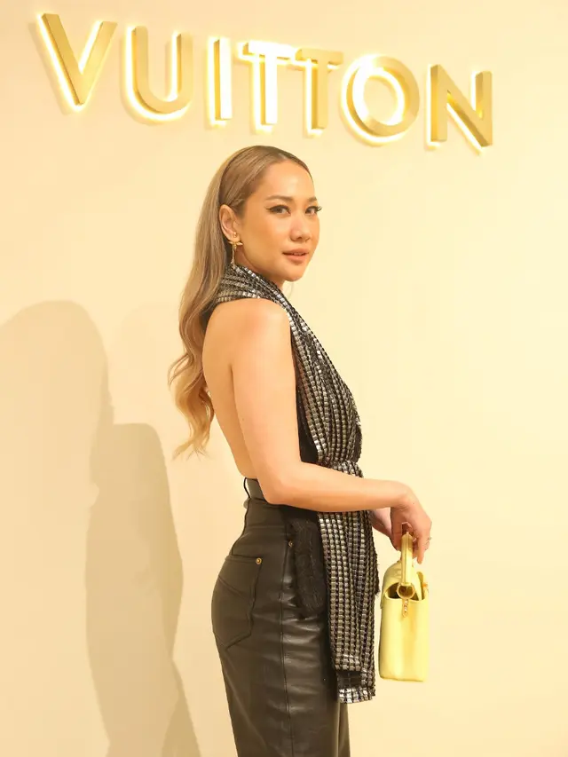 Bunga Citra Lestari  di Grand Opening Louis Vuitton. [Adrian Putra/Fimela]