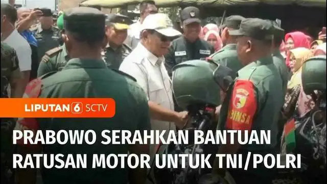 Menteri Pertahanan, Prabowo Subianto memanfaatkan libur akhir pekan dengan mengunjungi Tuban, Jawa Timur. Selain menyerahkan ratusan sepeda motor untuk anggota TNI/Polri, Prabowo juga mengunjungi Pondok Pesantren Langitan Widang.