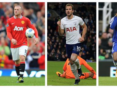 Luar biasa Erling Haaland! Di musim pertamanya di Liga Inggris bersama Manchester City ia telah berhasil membuat dua kali hattrick secara beruntun di awal musim 2022/2023. Bukan tidak mungkin masih banyak hattrick berikutnya yang akan dibuat striker asal Norwegia ini. Torehan hattrick beruntunnya tentu saja bukan yang pertama kali terjadi di Liga Inggris. Enam pemain sebelumnya telah berhasil melakukan hal yang sama. Mau tahu siapa saja mereka? Yuk disimak uraiannya berikut ini. (Kolase AFP)