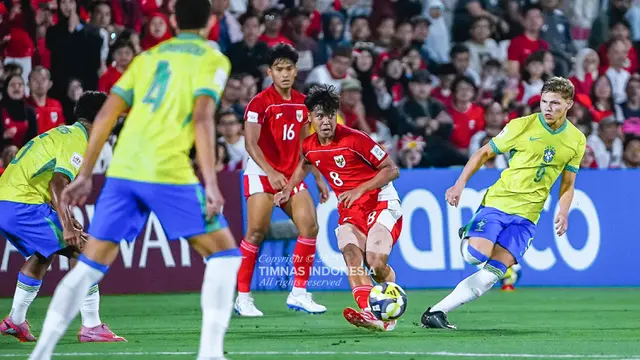 Foto: Melihat Perjuangan Timnas Indonesia U-17 saat Ditaklukkan Brasil di Piala Dunia U-17 2025