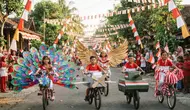 10 Hiasan Sepeda Kemerdekaan 17 Agustus 1945 HUT RI Ke-81 yang Unik, Kreatif dan Berpotensi Juara