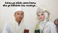 Pengantin perempuan hilang sehari setelah akad nikah (Foto: Video viral diunggah oleh akun twitter @kgblgnunfaedah).