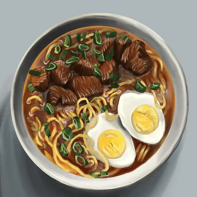 6 Potret Ilustrasi Makanan Ini Detailnya Bak Sungguhan, Bikin Ngiler
