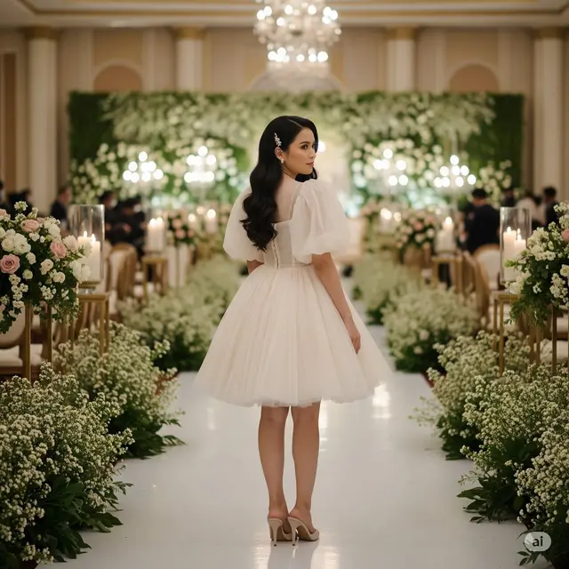 Baju Kondangan di Gedung Pernikahan. Foto: Gemini