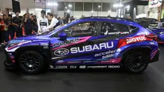 Garasi Drift Team secara resmi memperkenalkan Subaru Crosstrek Family Driftster pada gelaran Indonesia International Motor Show (IIMS) 2025 di JIExpo Kemayoran, Jakarta, Kamis (13/2/2025). (Liputan6.com/Herman Zakharia)